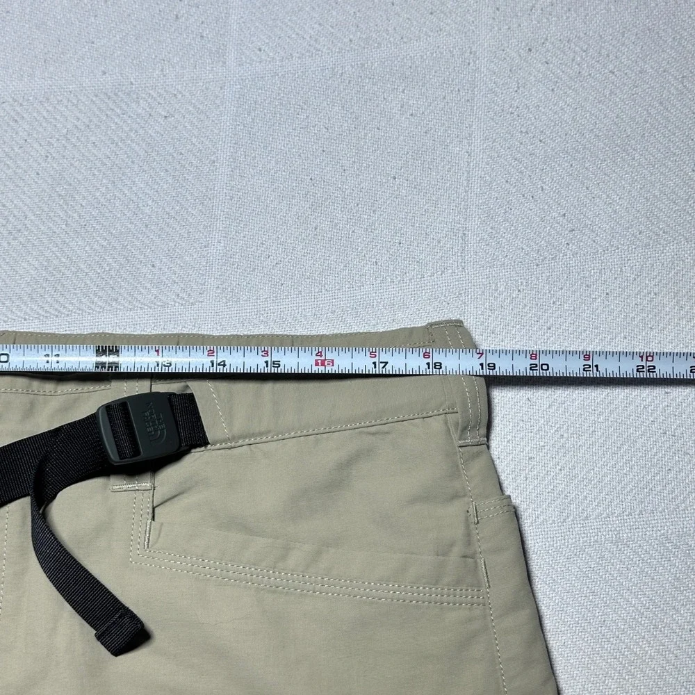 North Face Paramount Peak Convertible Pants Mens Large Zip Off Cargo Hiking Tan